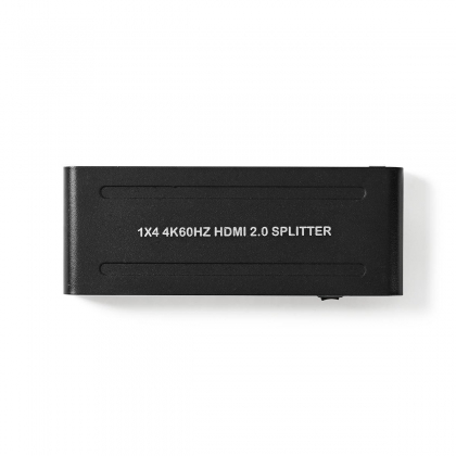 HDMI™-Splitter | 4-Poorts poort(en) | HDMI™ Input | 4x HDMI™ Output | 4K@60Hz | 18 Gbps | Metaal | Antraciet
