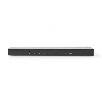 HDMI™-Splitter | 8-Poorts poort(en) | HDMI™ Input | 8x HDMI™ Output | 4K@60Hz | 18 Gbps | Metaal | Antraciet