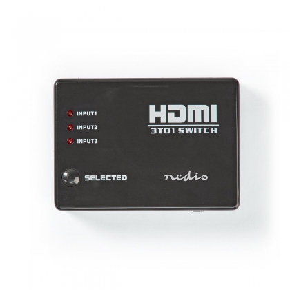 HDMI™-Switch | 3 poort(en) | 3x HDMI™ Input | 1x HDMI™ Output | 1080p | 3.4 Gbps | ABS | Zwart