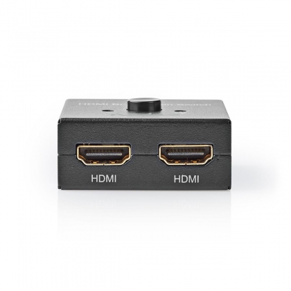 HDMI™-Switch | 3 poort(en) | 1 x HDMI™ Input / 2x HDMI™ Input | 1x HDMI™ Output / 2x HDMI™ Output | 4K@60Hz | 6 Gbps | Metaal | Antraciet