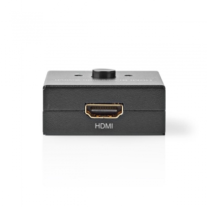 HDMI™-Switch | 3 poort(en) | 1 x HDMI™ Input / 2x HDMI™ Input | 1x HDMI™ Output / 2x HDMI™ Output | 4K@60Hz | 6 Gbps | Metaal | Antraciet