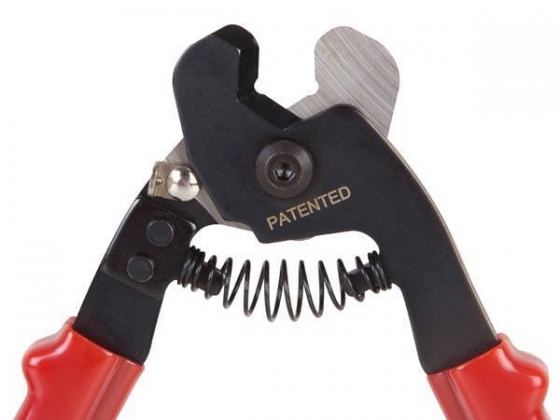 KABELKNIPPER VOOR COAXKABELS MET STALEN GELEIDER