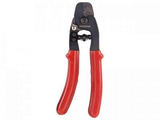 KABELKNIPPER VOOR COAXKABELS MET STALEN GELEIDER