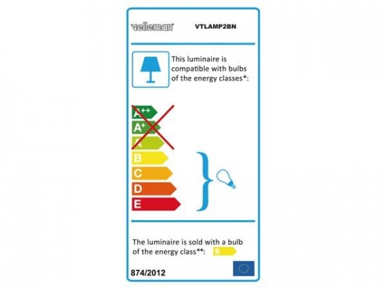 LOEPLAMP 5 DIOPTRIE - 22 W - ZWART
