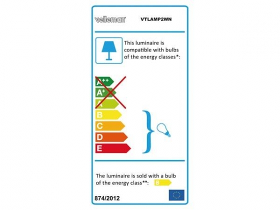 LOEPLAMP 5 DIOPTRIE - 22 W WIT