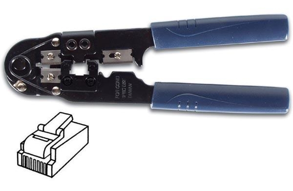 KRIMPTANG VOOR MODULAIRE CONNECTOR 8P8C (RJ45)