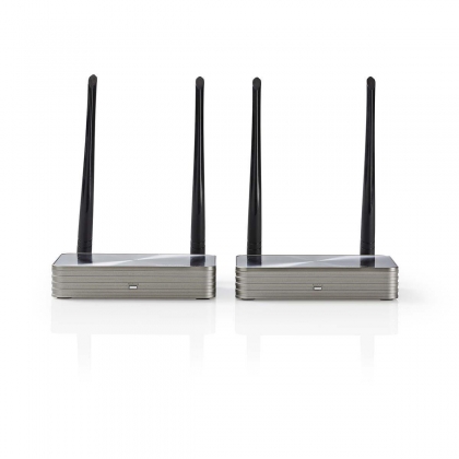 Draadloze HDMI™-Zender | Wi-Fi | 5.15 - 5.85 MHz | 100 m (gezichtsveld) | Maximale resolutie: 1080p | 6.75 Gbps | IR Return-functie | ABS | Zilver