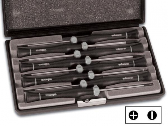 SET VAN 8 PRECISIESCHROEVENDRAAIERS (micropunt)