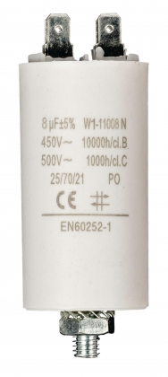 Capacitor 8.0uf / 450 v + earth