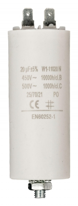 Capacitor 20.0uf / 450 v + earth