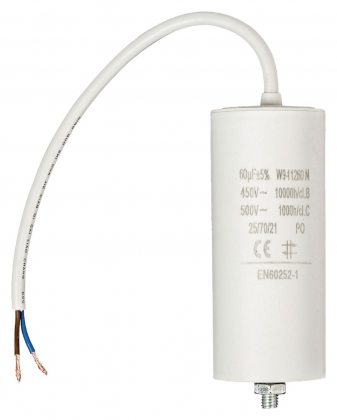 AANLOOPCONDENSATOR 60UF 450V + KABEL