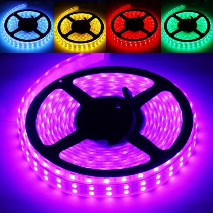 5 Meter Dual Row RGB LED-strip 120 LED's/meter 