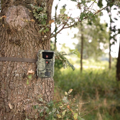 Wildlife Camera | 4K@10fps | 48.0 MPixel | 4 MPixel CMOS | IP66 | Black No-Glow IR | Night vision | Viewing angle: 90 ° | Motion sensor | Detection angle: 60 ° | Detection range: 20.0 m | Screen size: 2.3 " | LCD Screen | Brown / Green