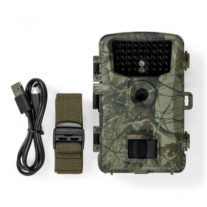 Wildlife Camera | 4K@10fps | 48.0 MPixel | 4 MPixel CMOS | IP66 | Black No-Glow IR | Night vision | Viewing angle: 90 ° | Motion sensor | Detection angle: 60 ° | Detection range: 20.0 m | Screen size: 2.3 " | LCD Screen | Brown / Green