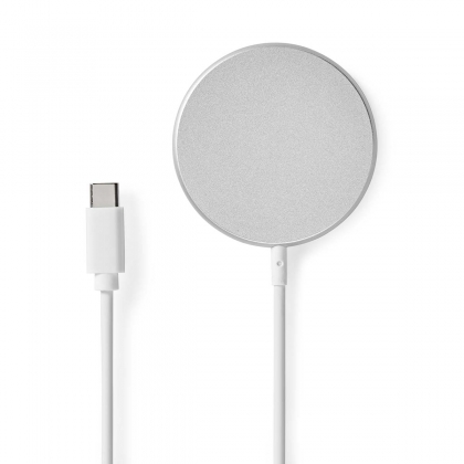 Draadloze Oplader | 5 / 7.5 / 10 / 15 W | 1.0 / 1.1 / 1.67 / 2 A | Inclusief kabel | USB Type-C™ | 1.00 m