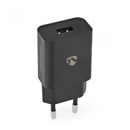 Oplader | 1x 2.4 A | Outputs: 1 | USB-A | Geen Kabel Inbegrepen | Maximaal Uitgangsvermogen: 12 W | Single Voltage Output