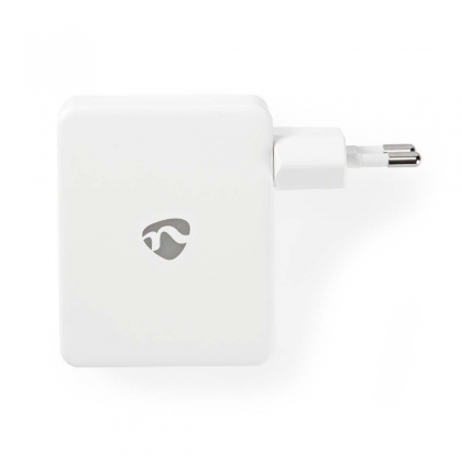 Oplader | 24 W | Snellaad functie | 4x 2.4 A | Outputs: 4 | 4x USB-A | Geen Kabel Inbegrepen | Single Voltage Output