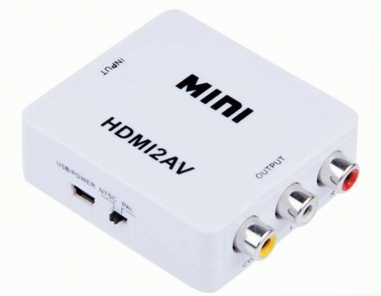 HDMI naar AV converter (composiet + audio)