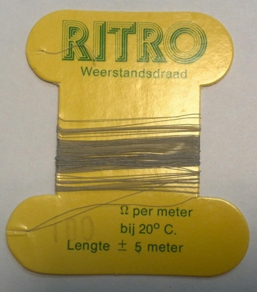 Weerstandsdraad 159 Ohm/meter