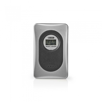 Weerstation | Binnen & Buiten | Inclusief draadloze weersensor | Weersvoorspelling | Tijdweergave | LCD met Achtergrondverlichting | Wekkerfunctie