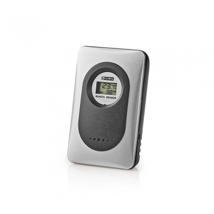 Weerstation | Binnen & Buiten | Inclusief draadloze weersensor | Weersvoorspelling | Tijdweergave | LCD met Achtergrondverlichting | Wekkerfunctie