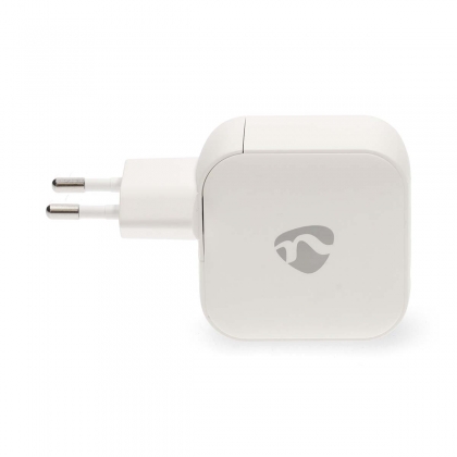 Oplader | 70 W | GaN | PD3.0 | Snellaad functie | 1.5 / 2.25 / 2.5 / 3.0 / 3.5 A | Outputs: 3 | USB-A / 2x USB-C™ | Automatische Voltage Selectie | Wit