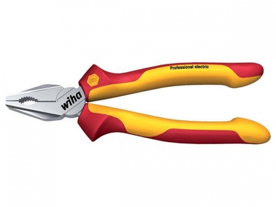 Wiha Combinatietang Professional electric met DynamicJoint® en OptiGrip met extra lang snijvlak (26705) 160 mm