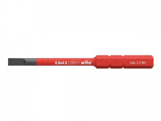 Wiha Bit slimBit electric sleufkop (34578) 2,5 mm x 75 mm