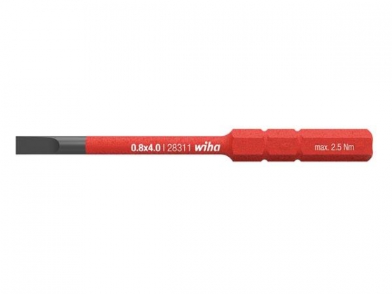 Wiha Bit slimBit electric sleufkop (34580) 4,0 mm x 75 mm