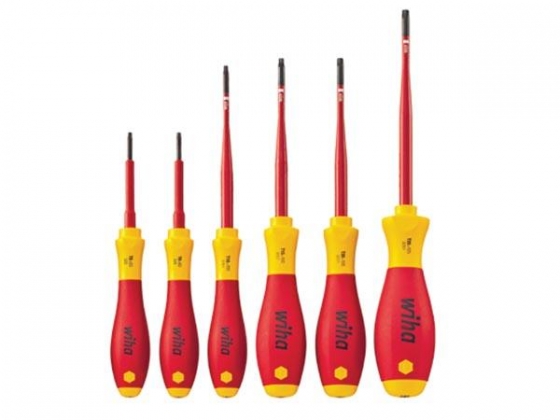 Wiha Schroevendraaierset SoftFinish electric slimFix TORX® 6-delig (36558)