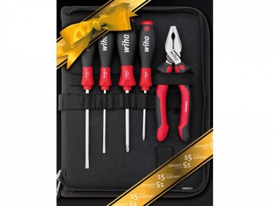 WIHA - SOFTFINISH® SLEUFKOP/ PHILLIPS-SCHROEVENDRAAIERSET -  5-DELIG