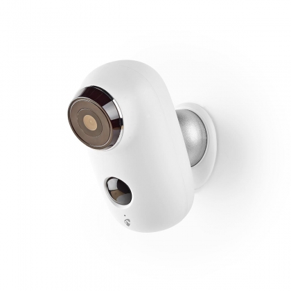 SmartLife Camera voor Buiten | Wi-Fi | Full HD 1080p | IP65 | Cloud Opslag (optioneel) / microSD (niet inbegrepen) | 5 V DC | Met bewegingssensor | Nachtzicht | Android™ / IOS | Wit