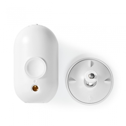 SmartLife Camera voor Buiten | Wi-Fi | Full HD 1080p | IP65 | Max. batterijduur: 4 Maanden | Cloud Opslag (optioneel) / microSD (niet inbegrepen) | 5 V DC | Met bewegingssensor | Nachtzicht | Wit