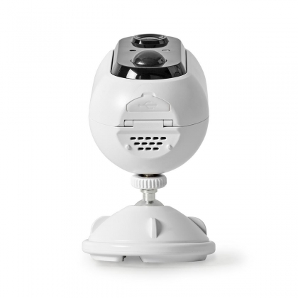 SmartLife Camera voor Buiten | Wi-Fi | Full HD 1080p | IP65 | Max. batterijduur: 4 Maanden | Cloud Opslag (optioneel) / microSD (niet inbegrepen) | 5 V DC | Met bewegingssensor | Nachtzicht | Wit
