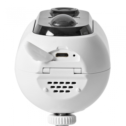 SmartLife Camera voor Buiten | Wi-Fi | Full HD 1080p | IP65 | Max. batterijduur: 4 Maanden | Cloud Opslag (optioneel) / microSD (niet inbegrepen) | 5 V DC | Met bewegingssensor | Nachtzicht | Wit