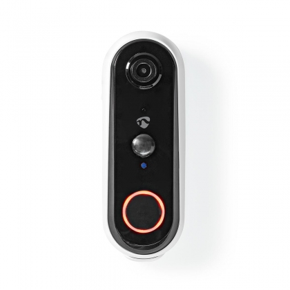 SmartLife Videodeurbel | Wi-Fi | Batterij Gevoed | HD 720p | Cloud Opslag (optioneel) / microSD (niet inbegrepen) | IP54 | Met bewegingssensor | Nachtzicht | Wit