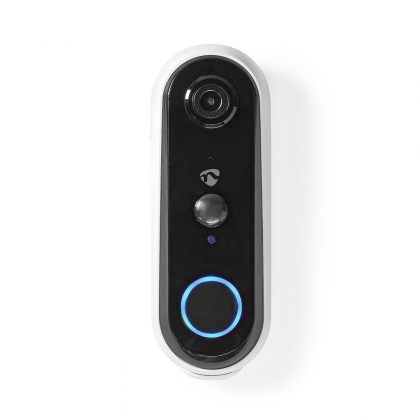 SmartLife Videodeurbel | Wi-Fi | Batterij Gevoed | HD 720p | Cloud Opslag (optioneel) / microSD (niet inbegrepen) | IP54 | Met bewegingssensor | Nachtzicht | Wit