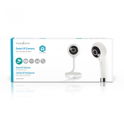 SmartLife Camera voor Binnen | Wi-Fi | Full HD 1080p | Cloud Opslag (optioneel) / microSD (niet inbegrepen) | Met bewegingssensor | Nachtzicht | Wit