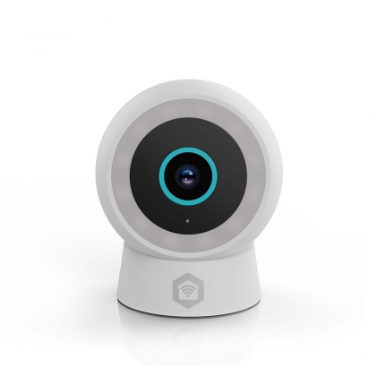 SmartLife Camera voor Buiten | Wi-Fi | Spotlight | 3MP Full HD 1296p | IP65 | Cloud Opslag (optioneel) / microSD (niet inbegrepen) / Onvif | 5 V DC | Met bewegingssensor | Nachtzicht | Wit