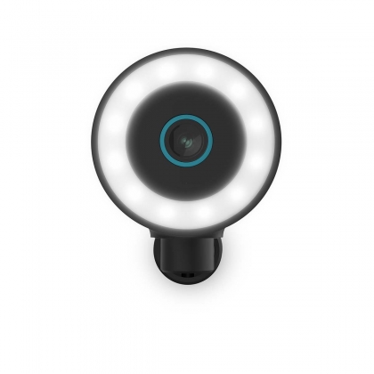 SmartLife Camera voor Buiten | Wi-Fi | Spotlight | 4K / 3840x2160 | IP65 | Cloud Opslag (optioneel) / microSD (niet inbegrepen) / Onvif | 5 V DC | Met bewegingssensor | Nachtzicht | Zwart