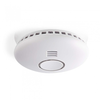 SmartLife Rookmelder | Wi-Fi | Warmtesensor | Batterij Gevoed | Levenscyclus sensor: 10 Jaar | EN 14604 | Max. batterijduur: 24 Maanden | 85 dB | Wit | 1 Stuks