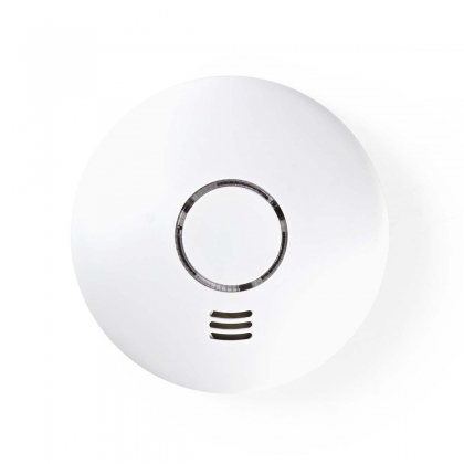 SmartLife Rookmelder | Wi-Fi | Warmtesensor | Batterij Gevoed | Levenscyclus sensor: 10 Jaar | EN 14604 | Max. batterijduur: 24 Maanden | 85 dB | Wit | 1 Stuks