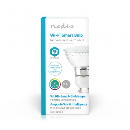 Wi-Fi Smart LED-Lamp | Full-Colour en Warm Wit | GU10