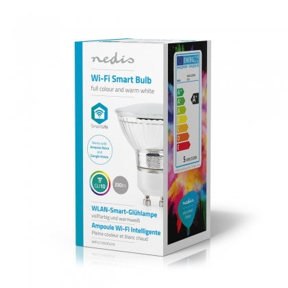 Wi-Fi Smart LED-Lamp | Full-Colour en Warm Wit | GU10