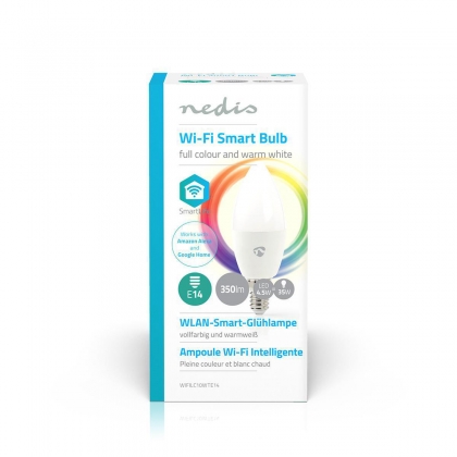 Wi-Fi smart LED-lamp | Full Colour en Warm-Wit | E14