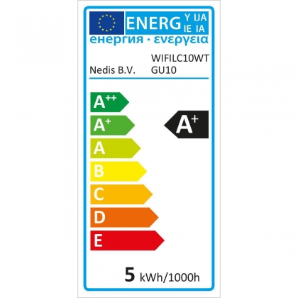 Wi-Fi smart LED-lamp | Full-Colour en Warm-Wit | GU10