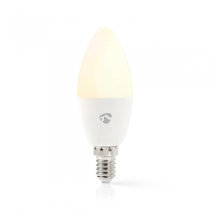 SmartLife Multicolour Lamp | Wi-Fi | E14 | 350 lm | 4.5 W | RGB / Warm Wit | 2700 K | Android™ / IOS | Kaars | 1 Stuks