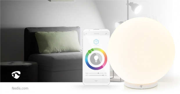 SmartLife Sfeerverlichting | Wi-Fi | Rond | | 360 lm | RGB / Warm tot Koel Wit | 2700 - 6500 K | 5 W | Glas | 1 Stuks