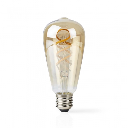 SmartLife LED Filamentlamp | Wi-Fi | E27 | 360 lm | 4.9 W | Warm tot Koel Wit | 1800 - 6500 K | Glas | Android™ / IOS | ST64 | 1 Stuks