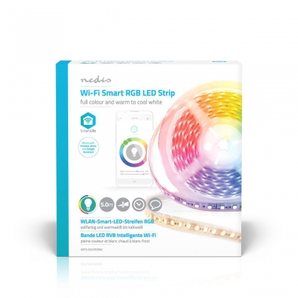 WiFi Slimme ledstrip | Full Colour En Warm- Tot Koudwit | 5 m